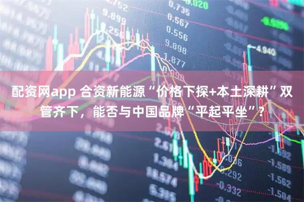 配资网app 合资新能源“价格下探+本土深耕”双管齐下，能否与中国品牌“平起平坐”?